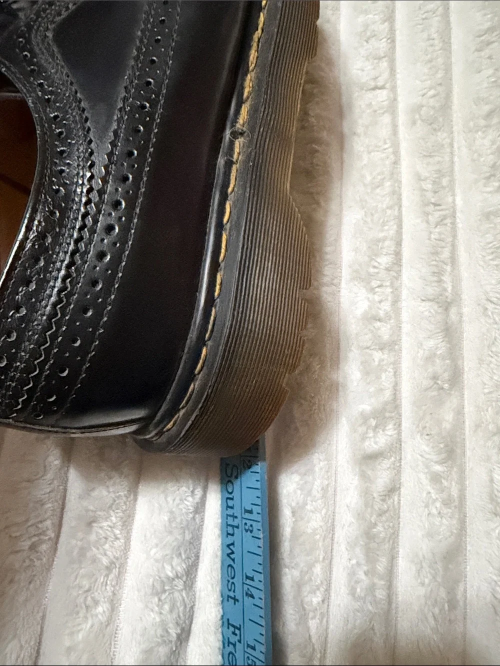 Dr. Martens leather wingtip